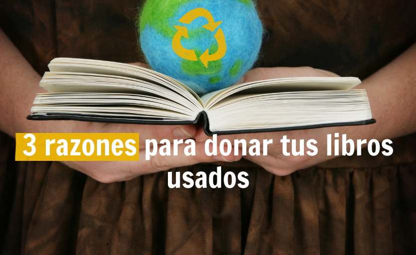 3 razones para donar tus libros usados