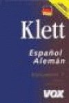 VOX KLETT ALEMAN-ESPA?OL-TOMO I: 1 (SIN COLECCION)