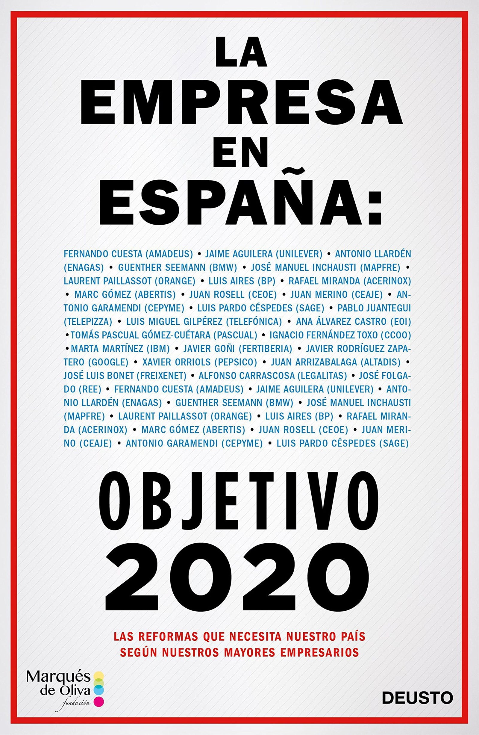 La empresa en España: objetivo 2020 (Deusto)