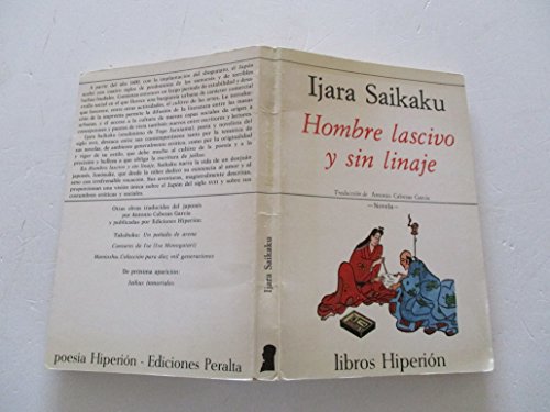 Hombre lascivo y sin linaje (Libros Hiperión)