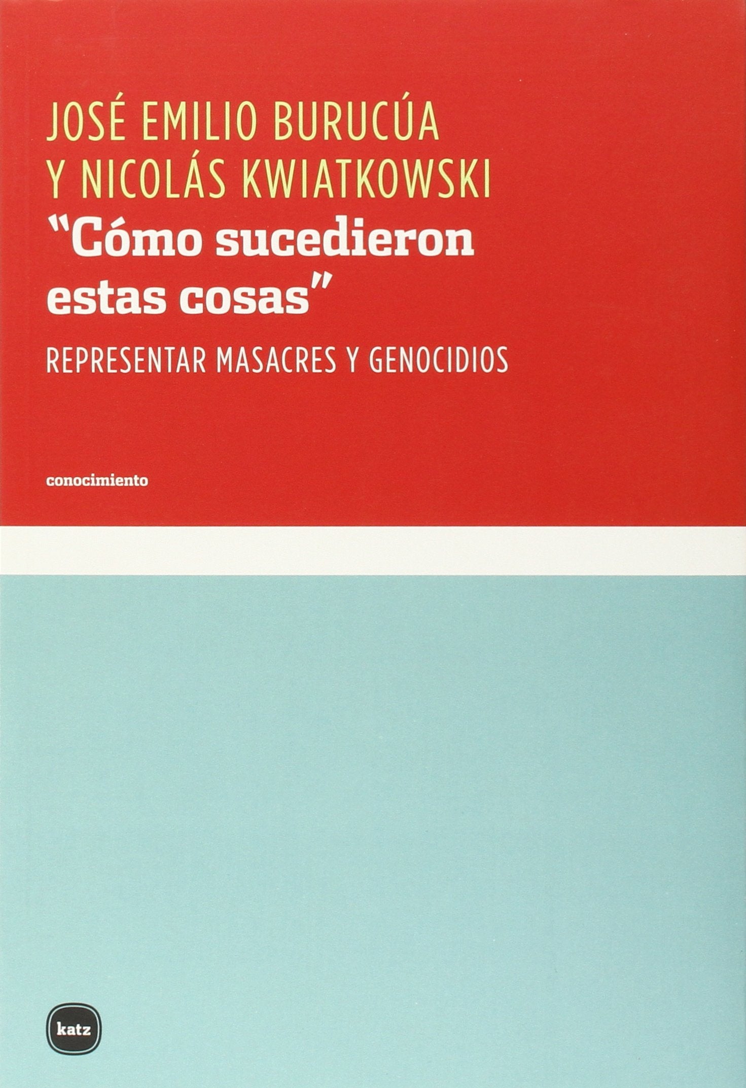 Cómo Sucedieron Estas Cosas: Representar masacres y genocidios (conocimiento)