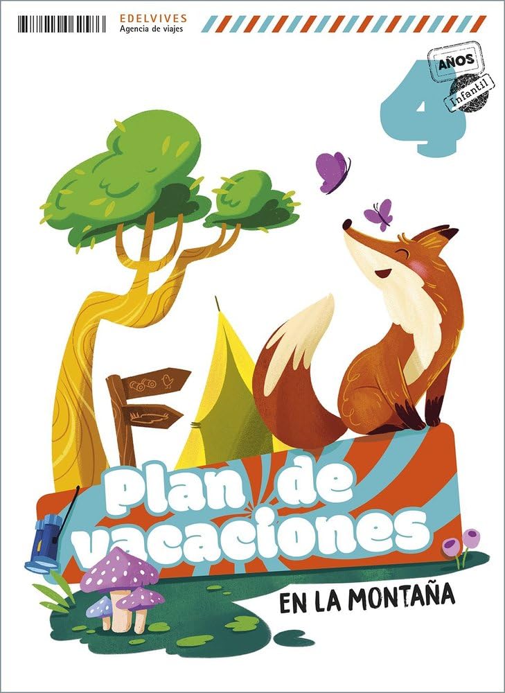 Plan de vacaciones - En la montaña - 4 años (CUADERNOS VACACIONES)
