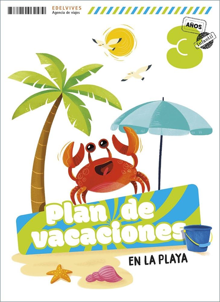 Plan de vacaciones - En la playa - 3 años (CUADERNOS VACACIONES)