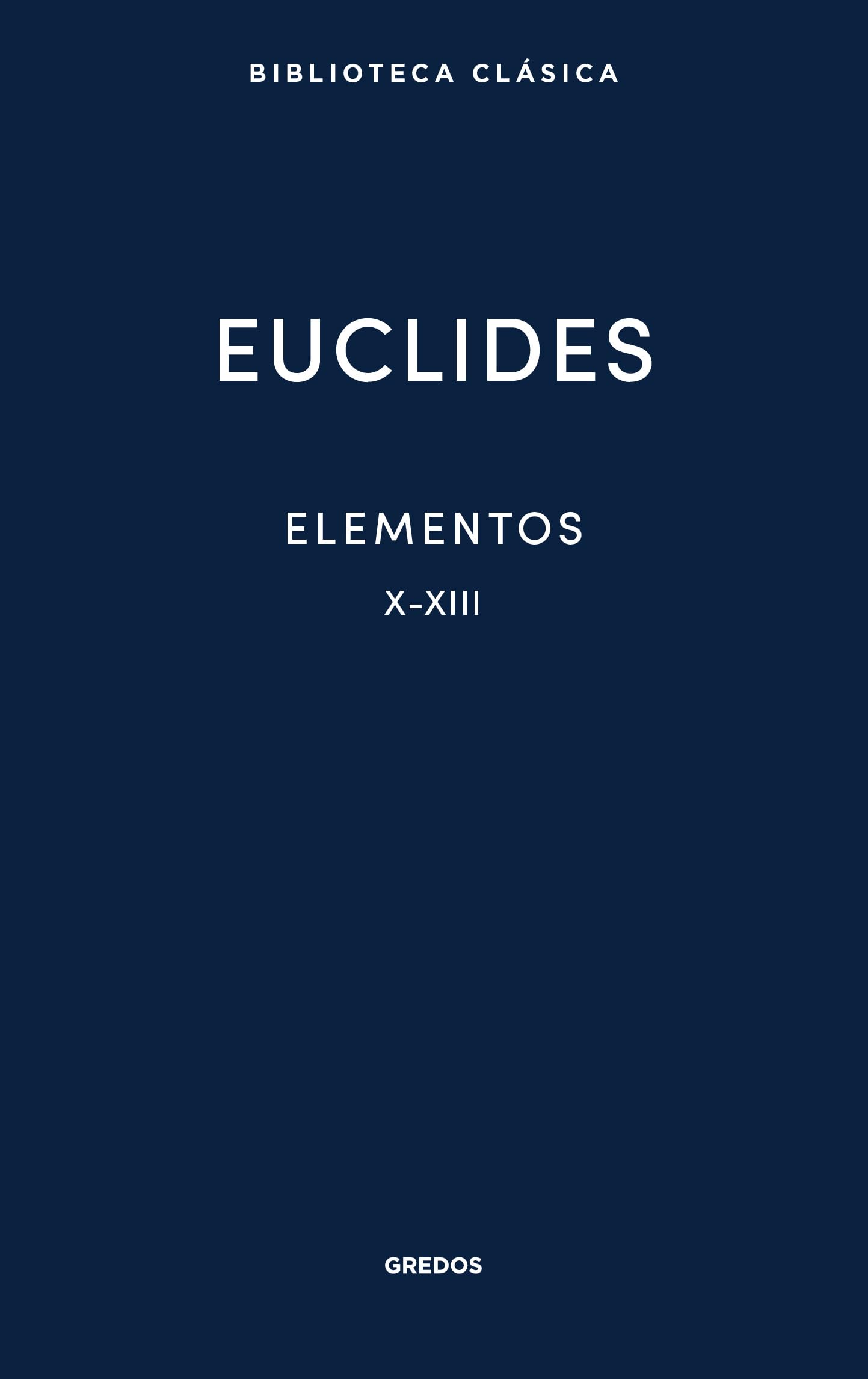 Elementos X-XIII