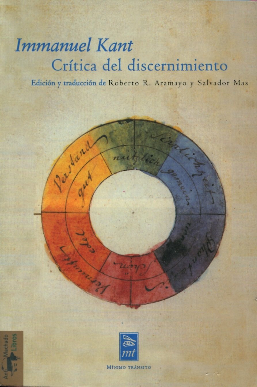 Crítica del discernimiento: 12 (Mínimo Tránsito)