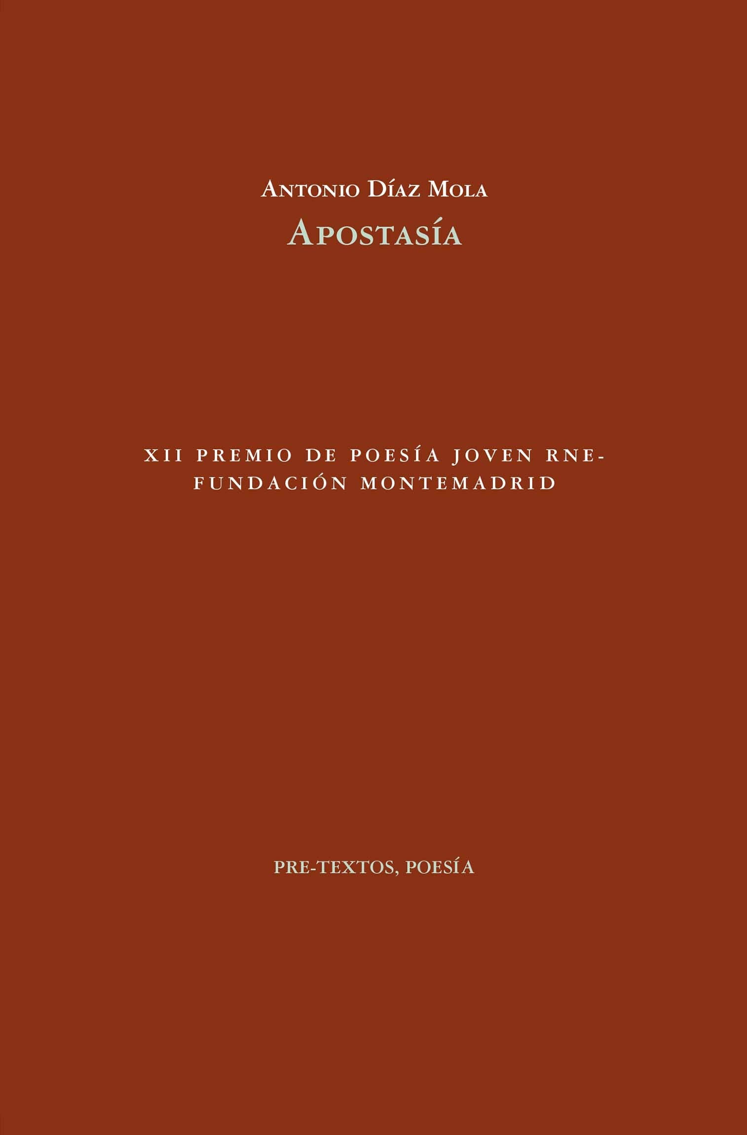 Apostasía: 1652 (Poesía)