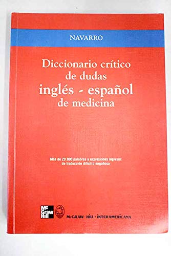 DICC.CRITICO DUDAS INGLES-ESP. (SIN COLECCION)