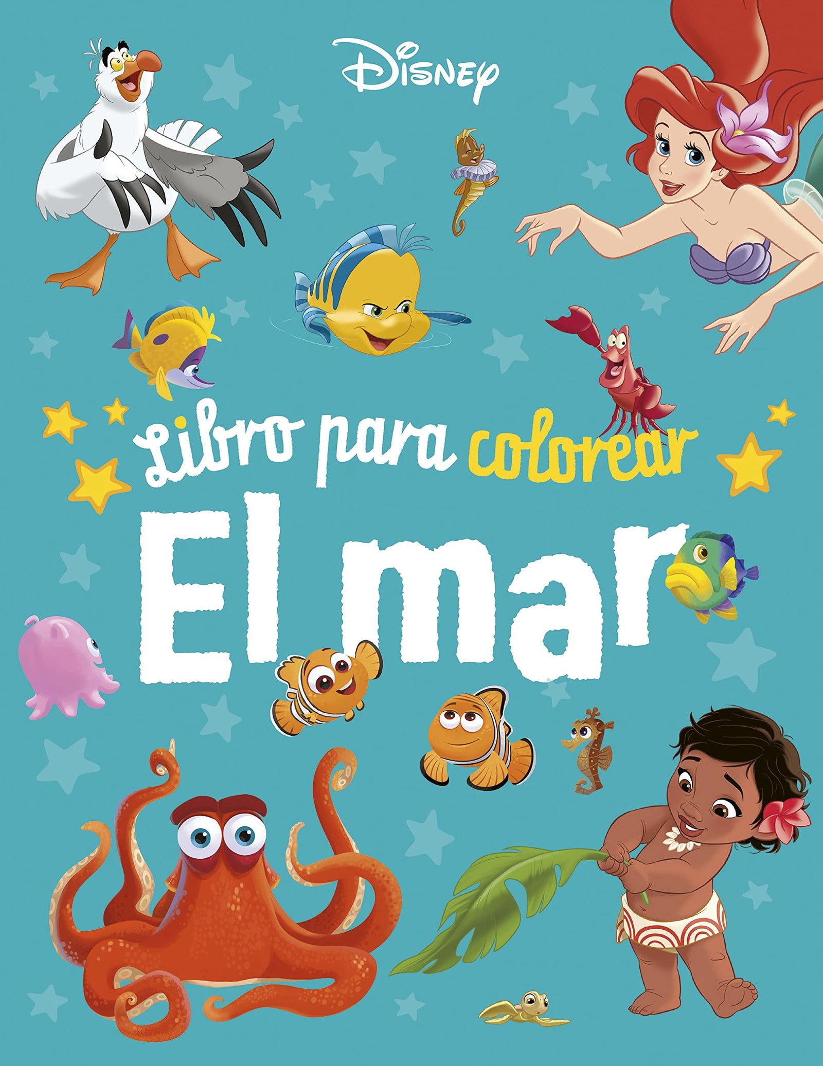 Disney. Libro para colorear. El mar (Disney. Otras propiedades)