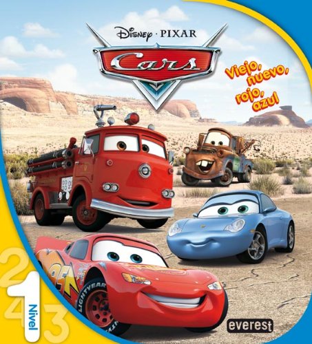 Cars. Viejo, nuevo, rojo, azul. Nivel 1 (Leo con Disney)