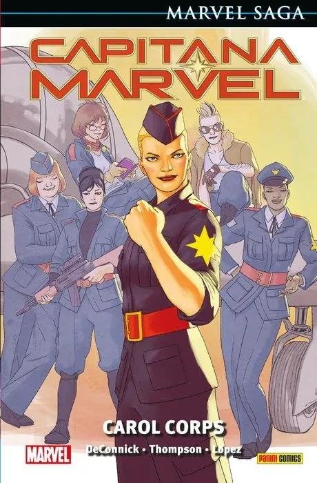 Marvel saga capitana marvel. carol corps
