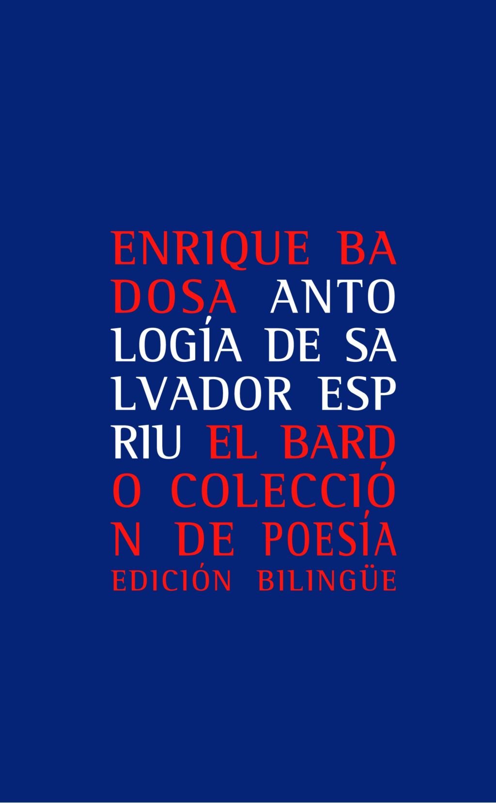 Antología De Salvador Espriu