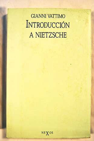 Introduccion a nietzsche