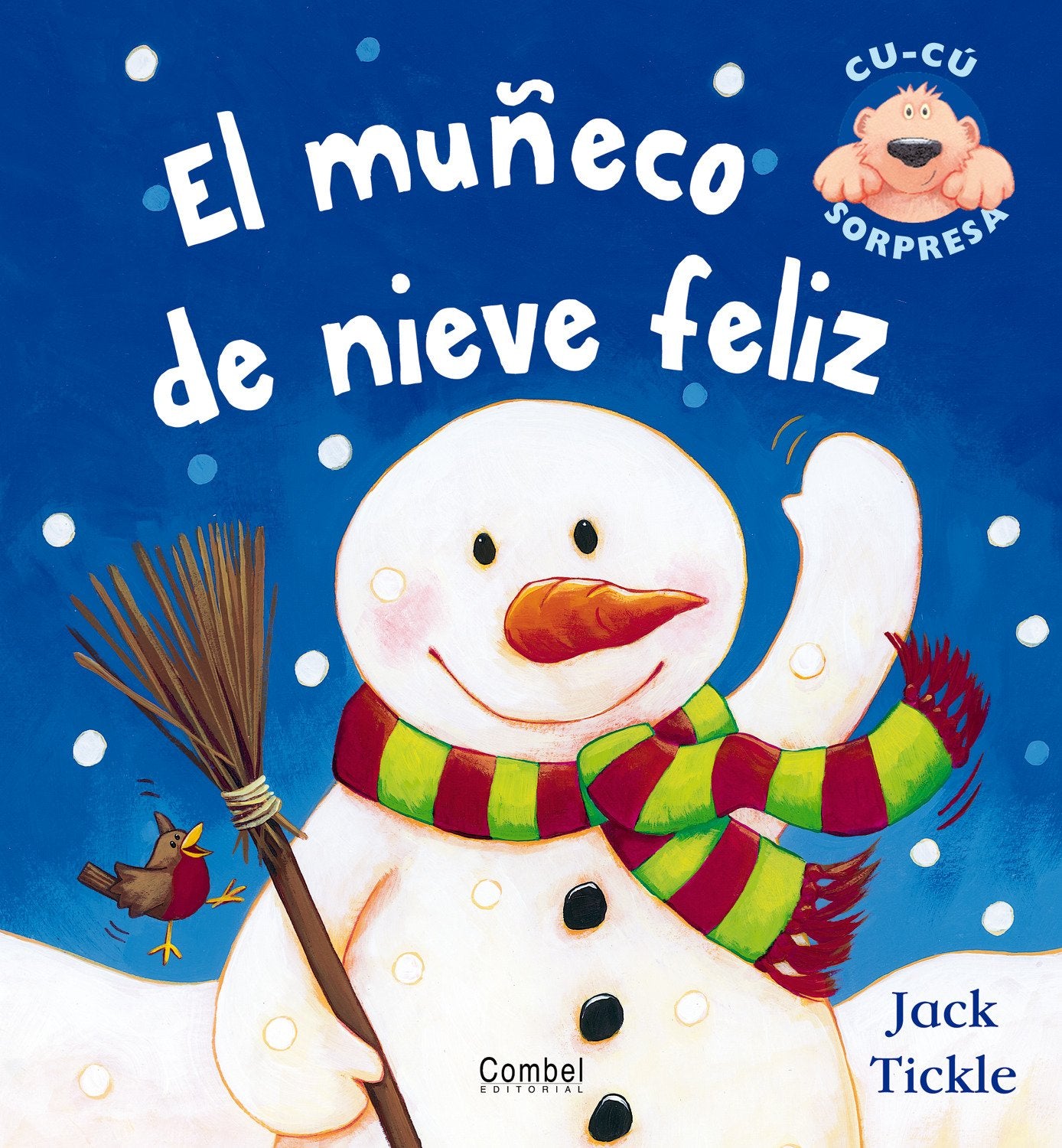 El muñeco de nieve feliz