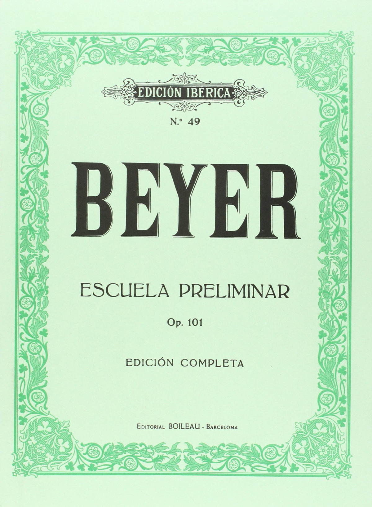 Escuela preliminar Op.101