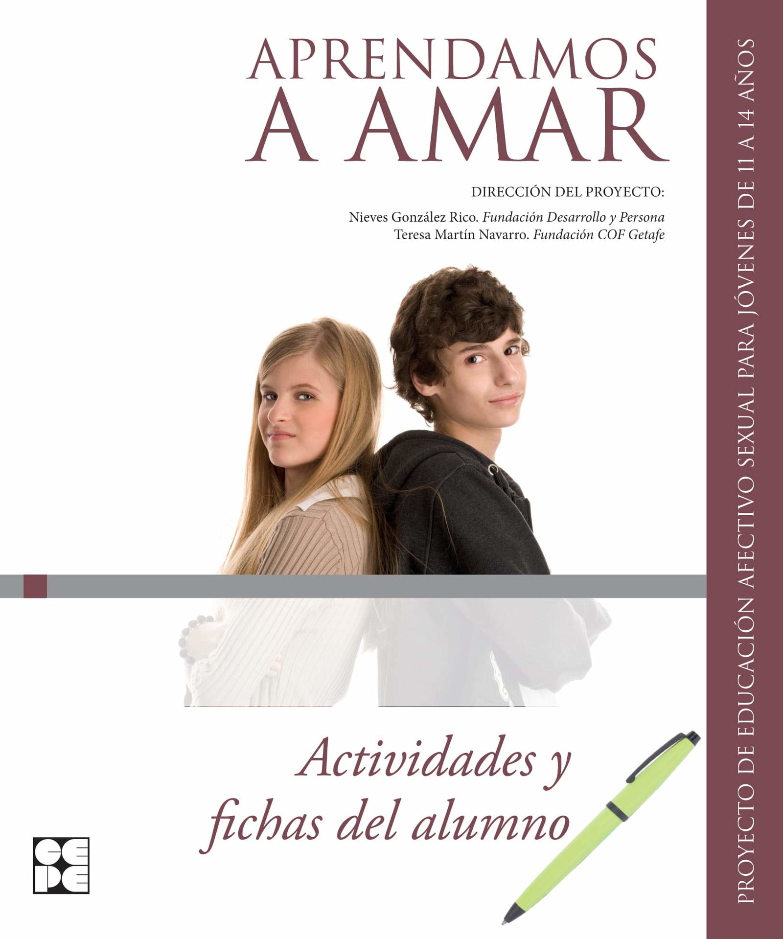 APRENDAMOS A AMAR, ACTIVIDADES Y FICHAS
