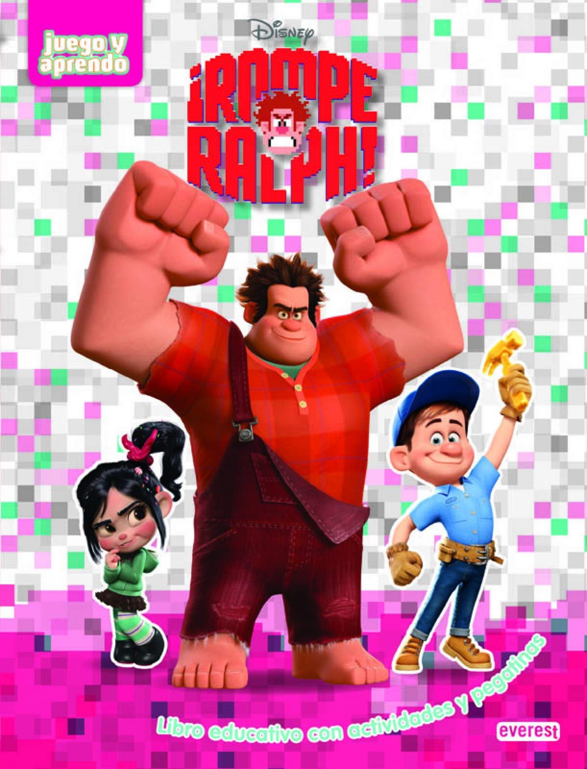 Rompe Ralph. Libro educativo con actividades y pegatinas (Juego y aprendo)