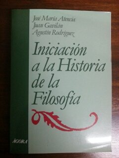 Iniciacion a la historia de la filosofia