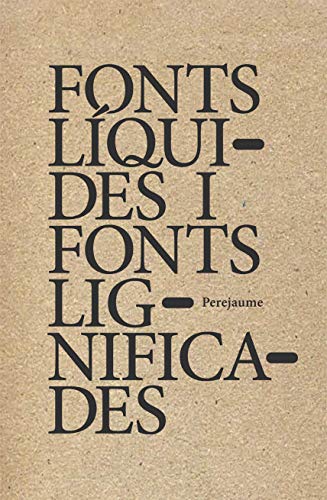Fonts Liquides I Fonts Lignificades: 6 (Quarteres)