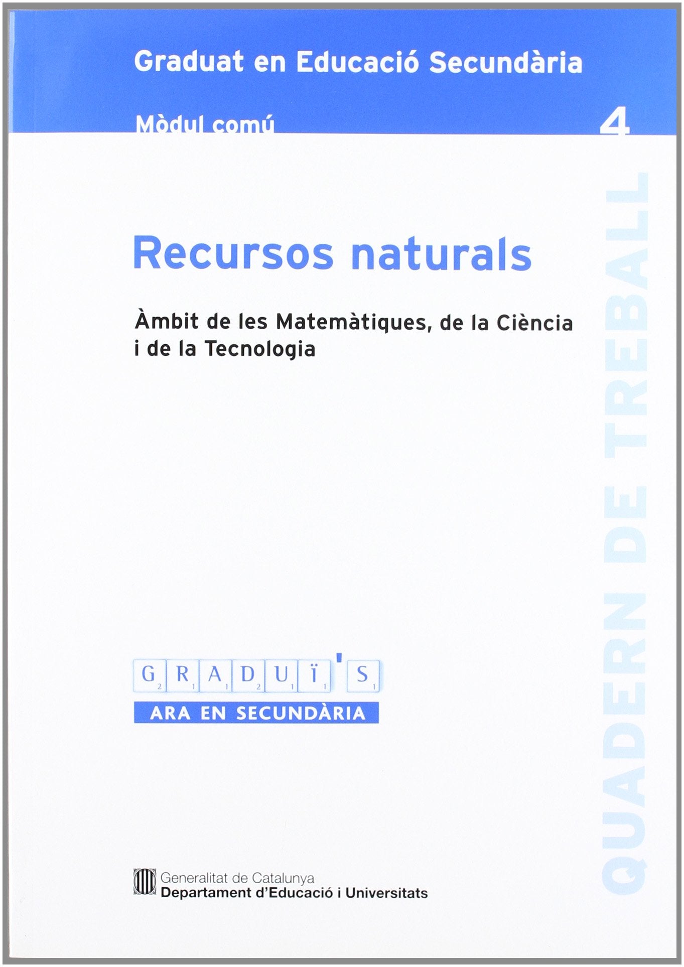 Recursos naturals. Àmbit de les Matemàtiques