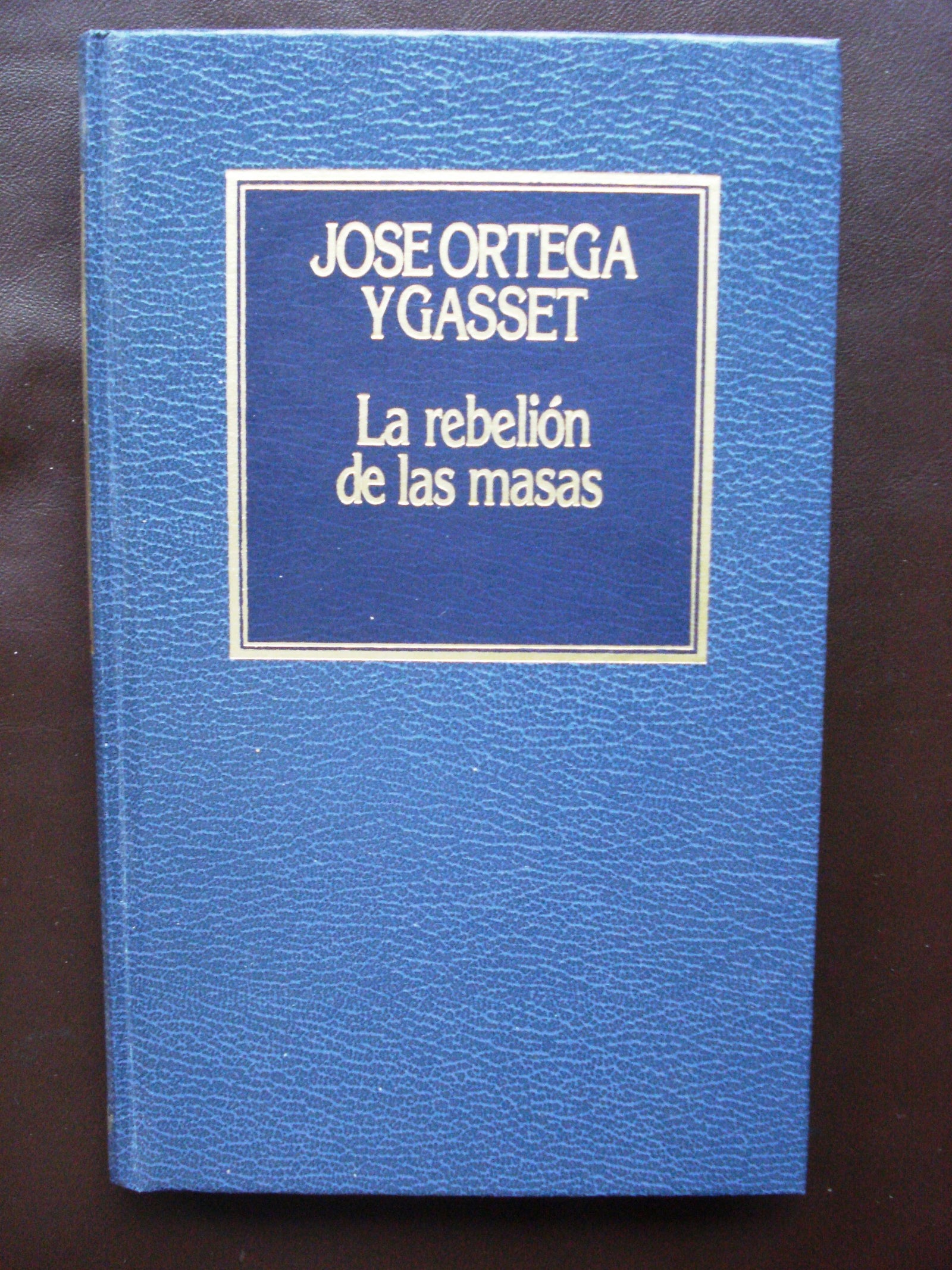 La Rebelion De Las Masas
