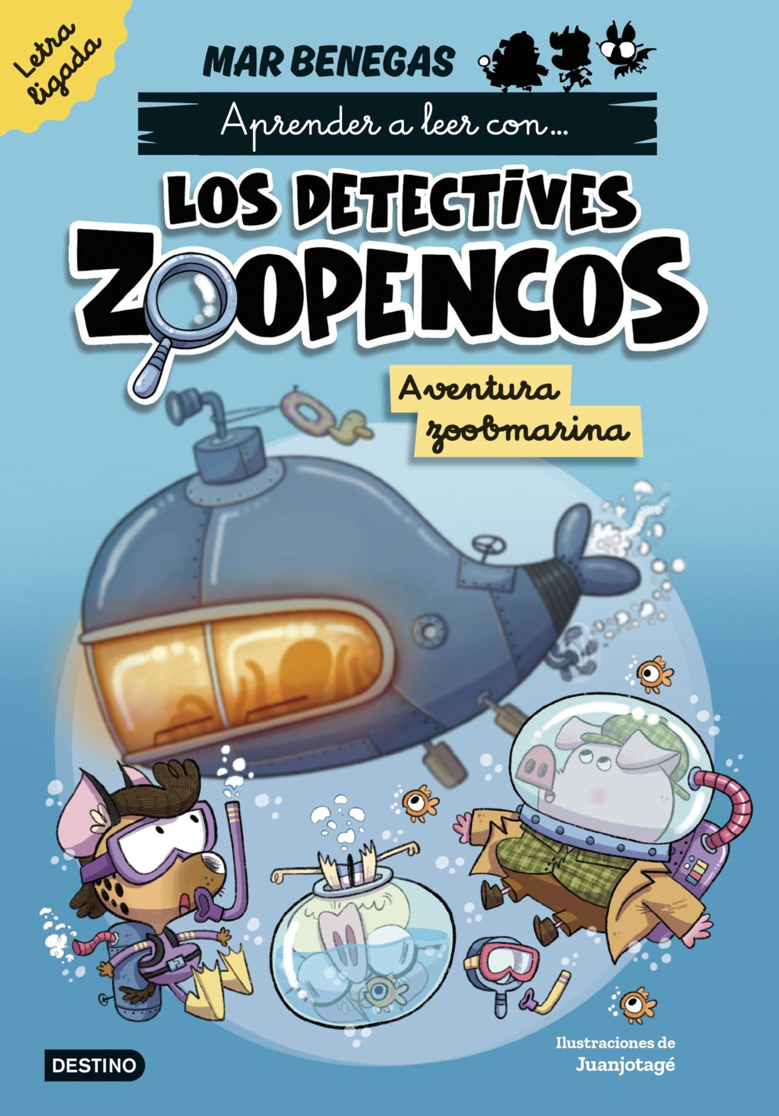 Aprender a leer con... Los Detectives Zoopencos. Letra ligada 1. Aventura zoobma: En letra LIGADA para aprender a leer (libros para niños a partir de 5 años). Elige tu propia historia