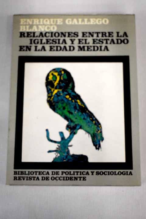 Relaciones entre la iglesia y el estado en la edad media