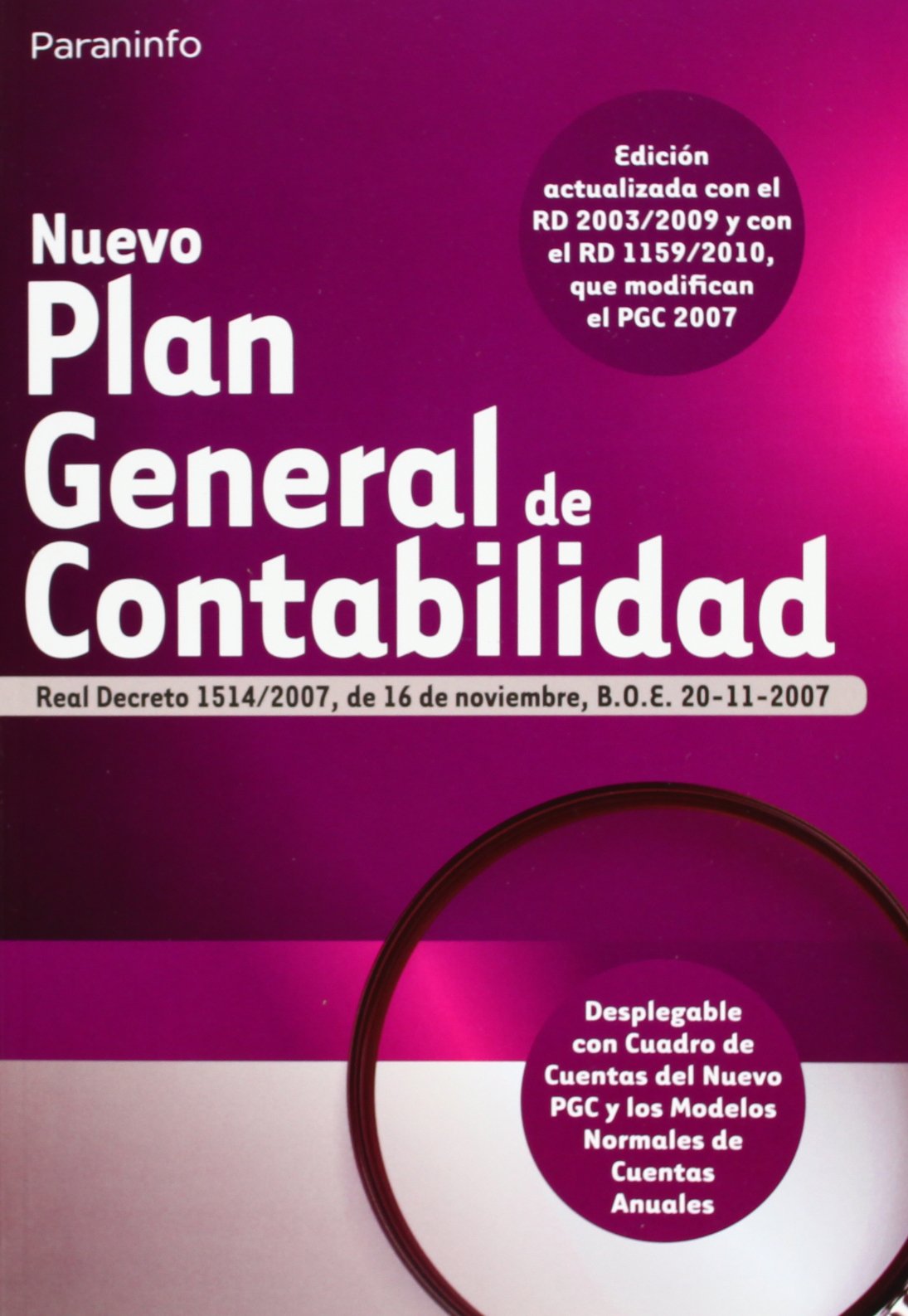 Nuevo Plan General de Contabilidad: Rústica (Administración)
