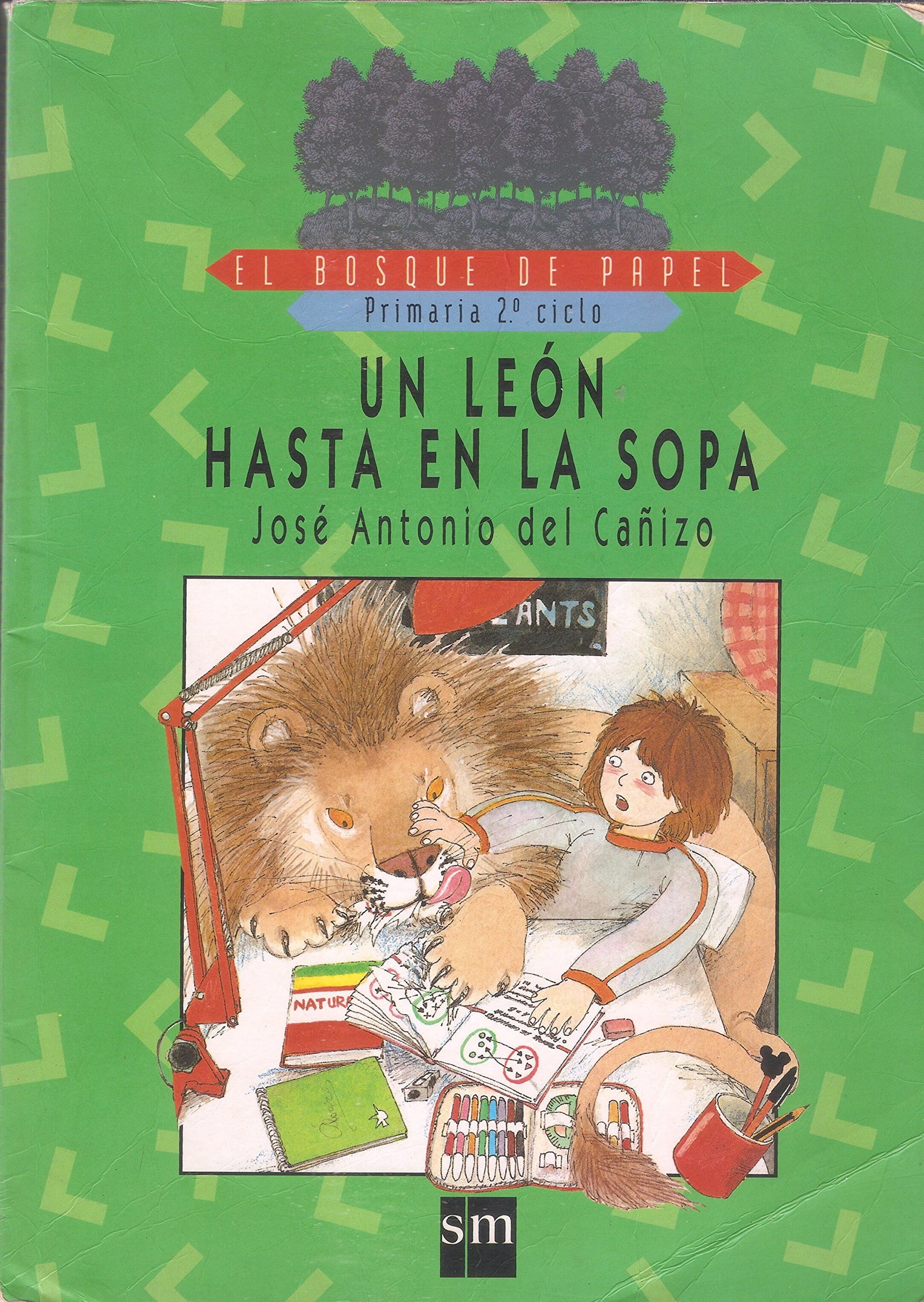 Un leon hasta en la sopa.
