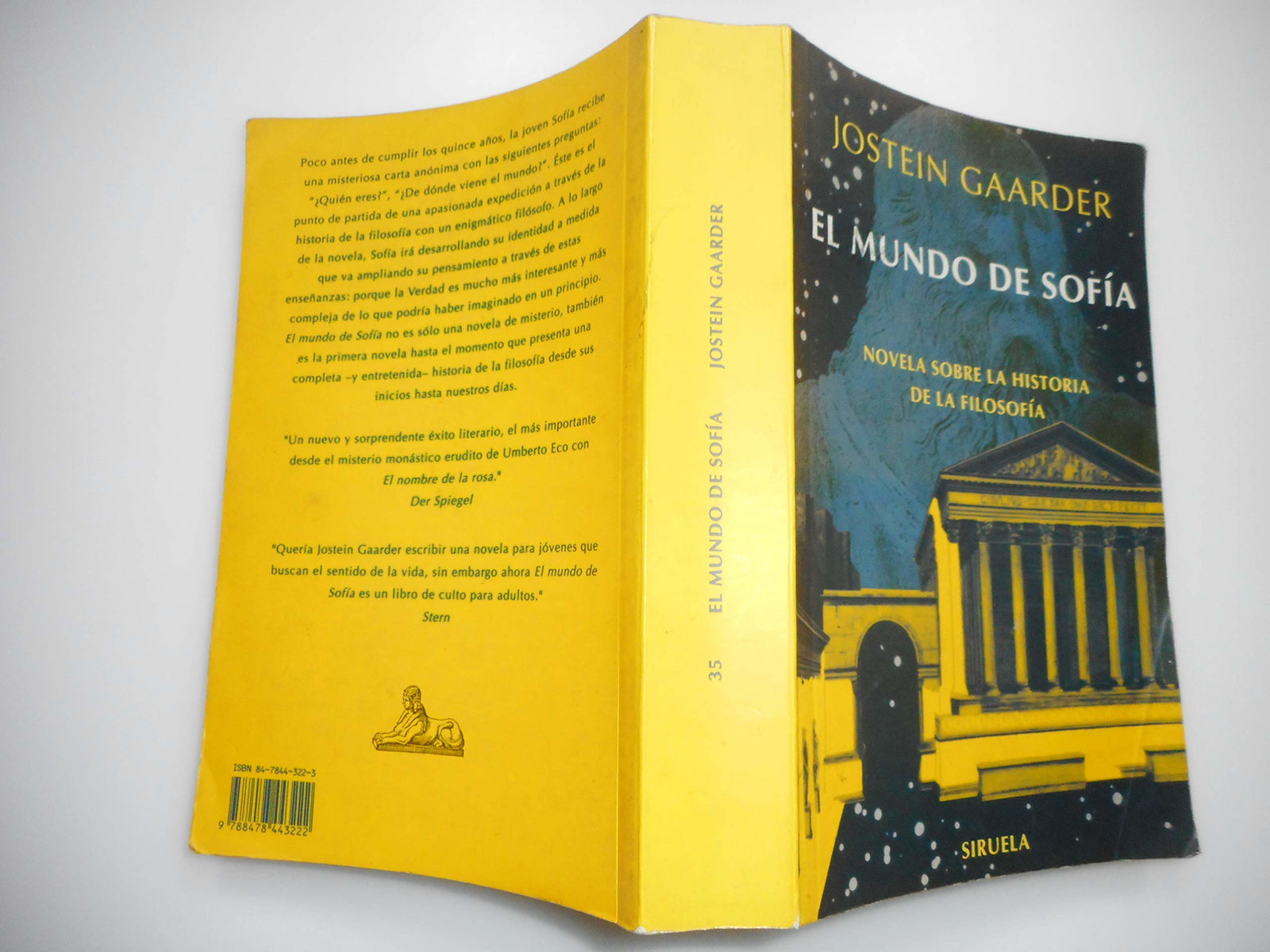 El mundo de Sofia/ Sophie's World: Novela sobre la historia de la Filosofia/ Novel About the History of Philosophy