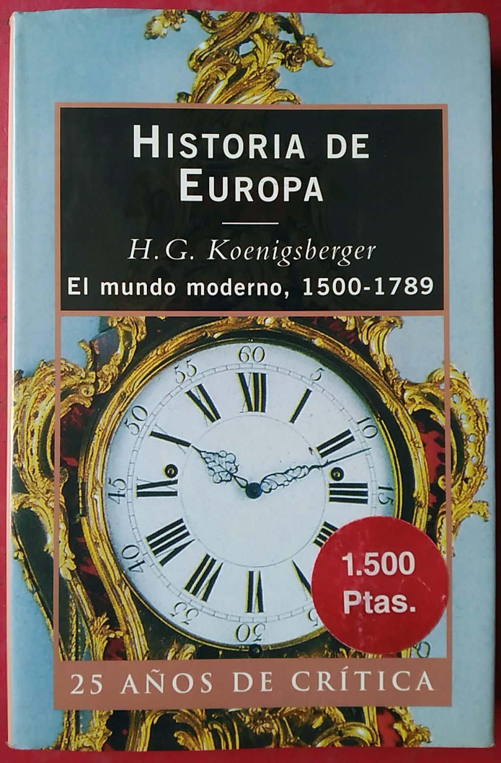 Historia de Europa:el mundo moderno 1500-1789