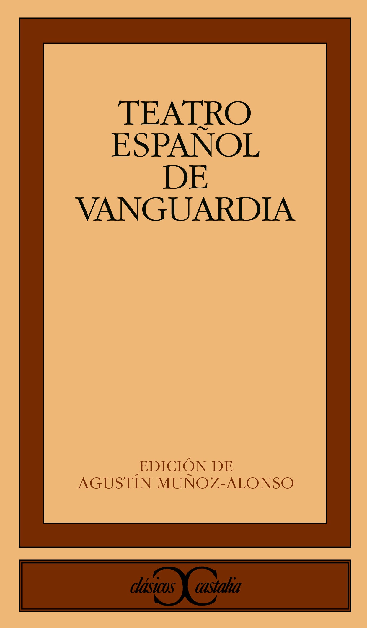 Teatro español de vanguardia                                                    .