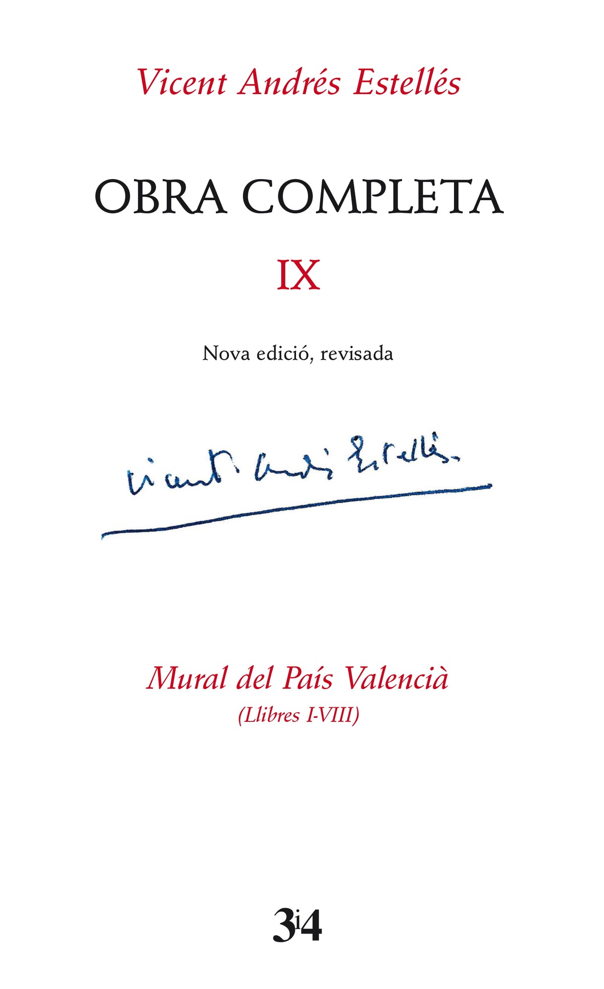 Obra completa revisada, volum 9