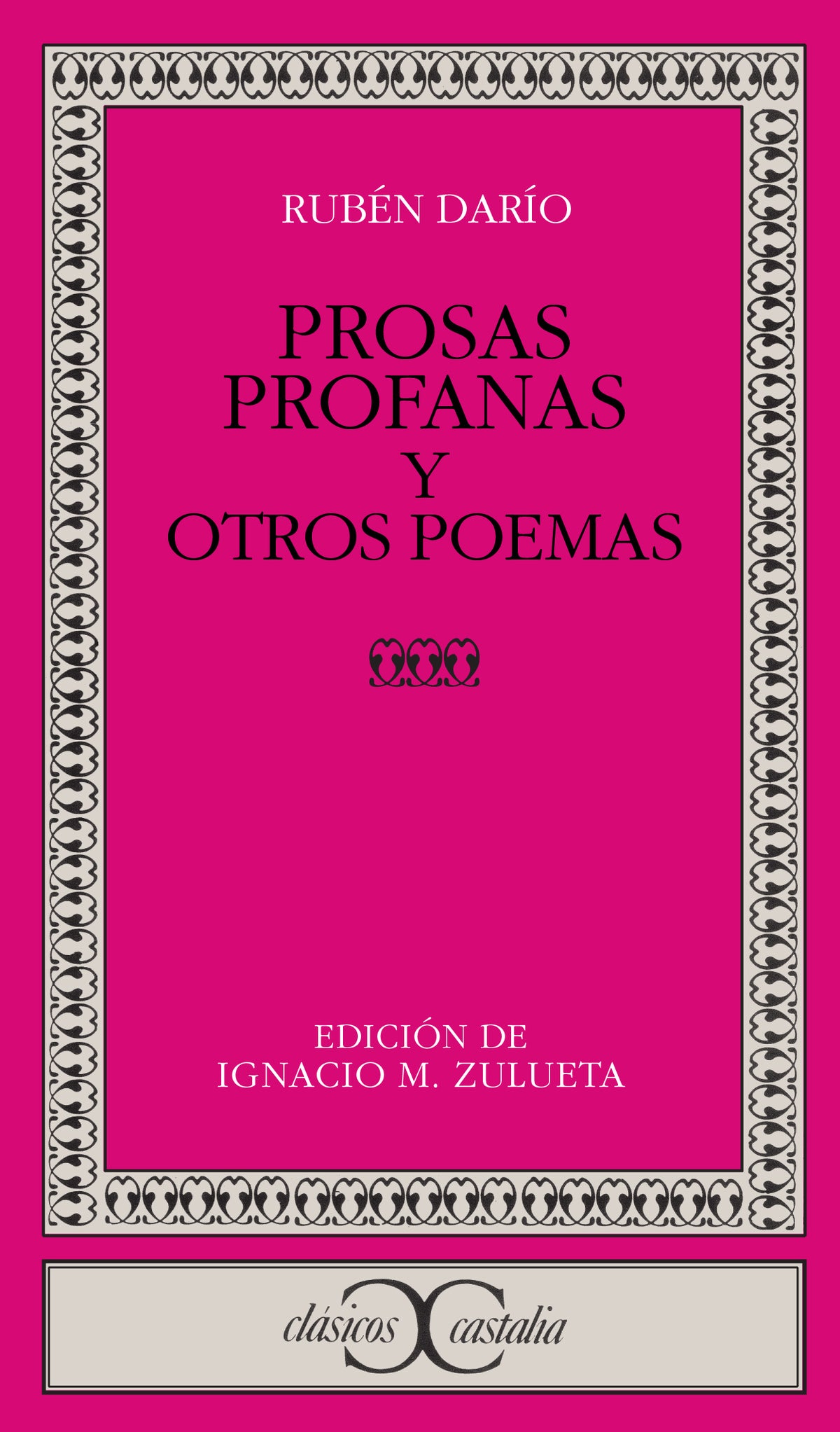 Prosas profanas y otros poemas                                                  .