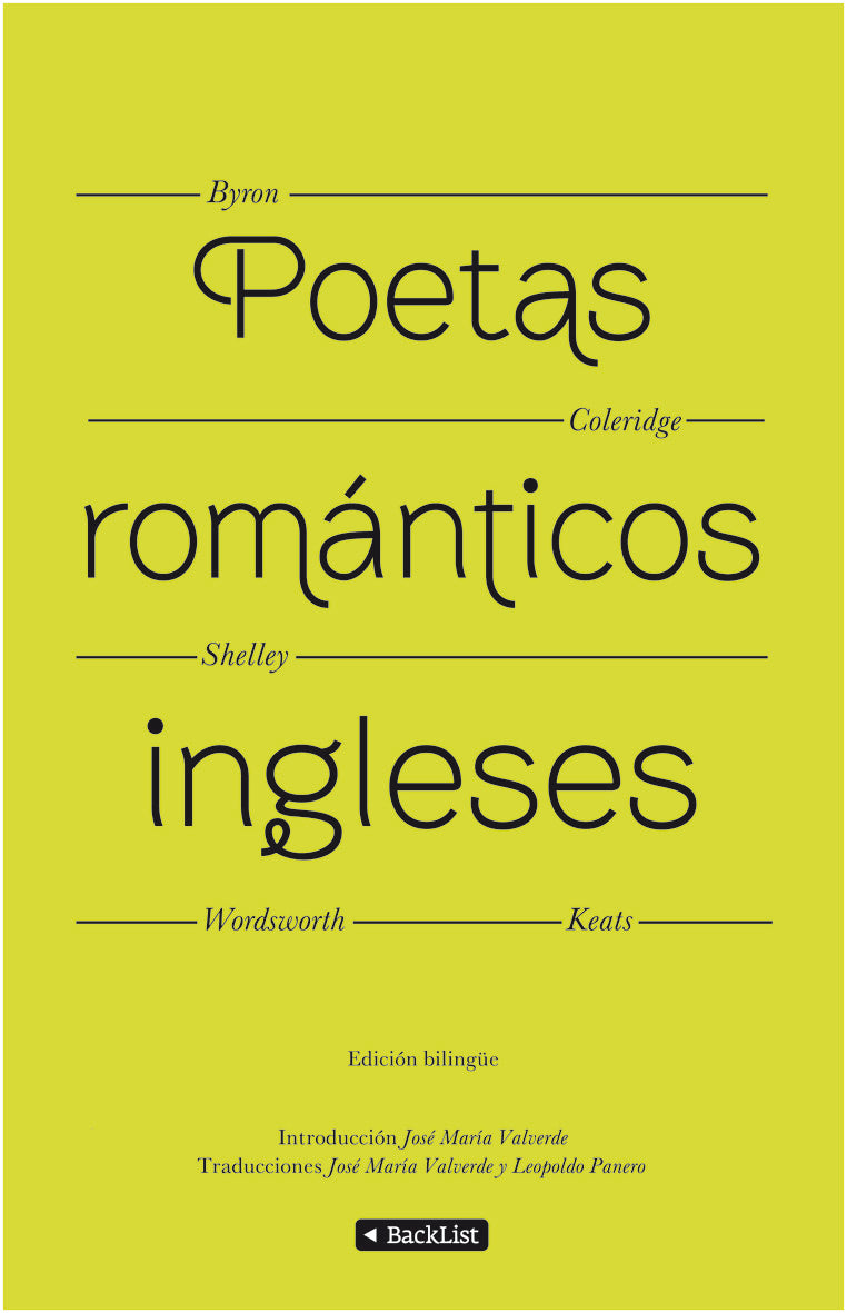 Poetas románticos ingleses (Edición bilingüe)