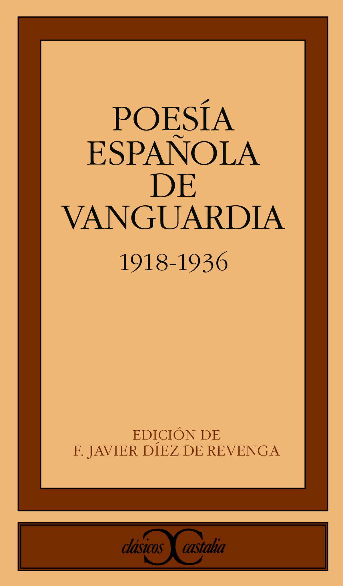 Poesía española de vanguardia (1918-1936)                                       .