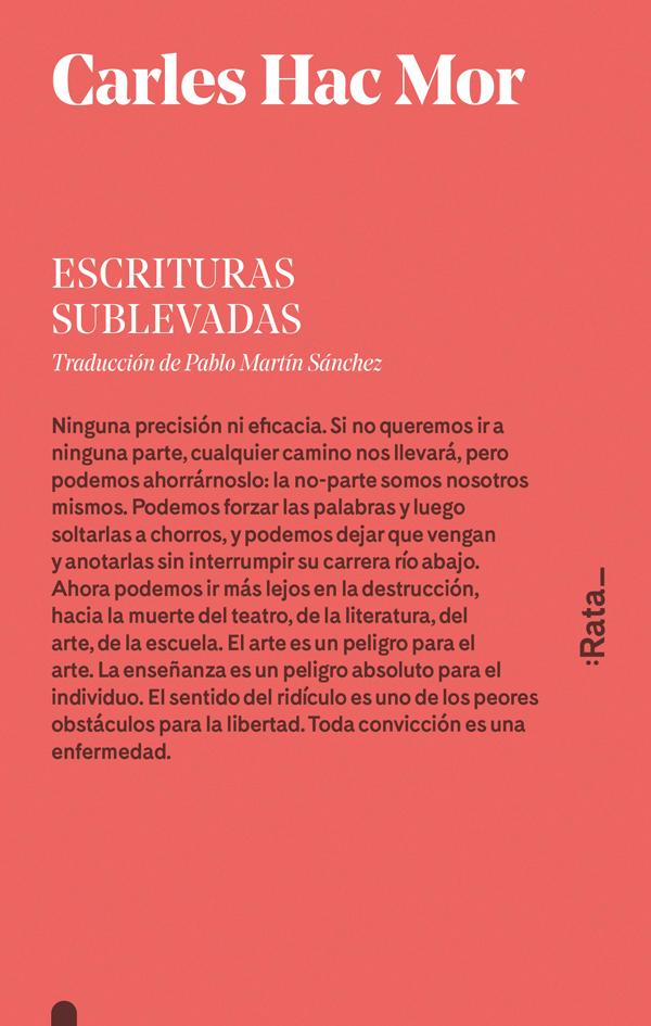 Escrituras sublevadas