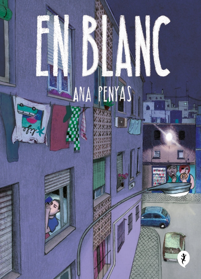 En blanc