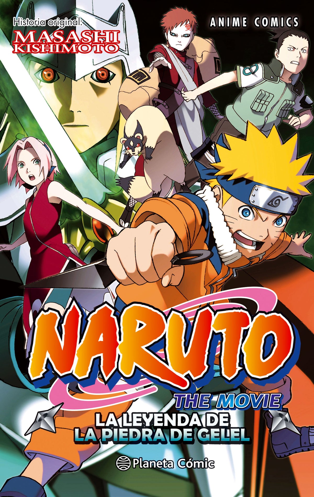 Naruto Anime Comic nº 03 La leyenda de la piedra de Gelel