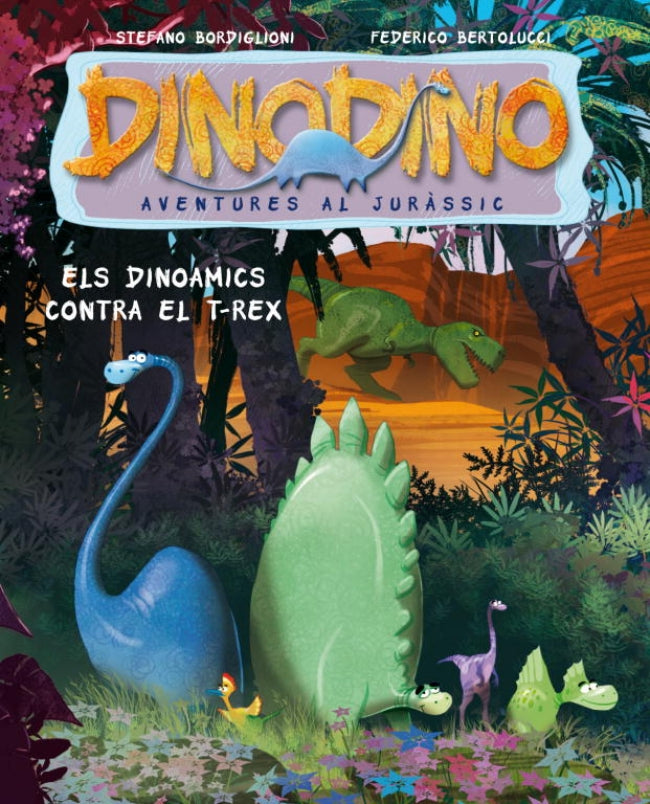 Els Dinoamics contra el T-Rex