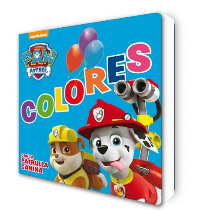 Paw Patrol | Patrulla Canina. Libro de cartón - Colores con la Patrulla Canina