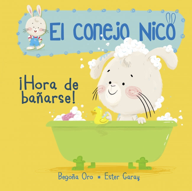 El conejo Nico. Libro de cartón - ¡Hora de bañarse!