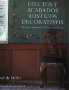 Efectos y acabados rústicos decorativos