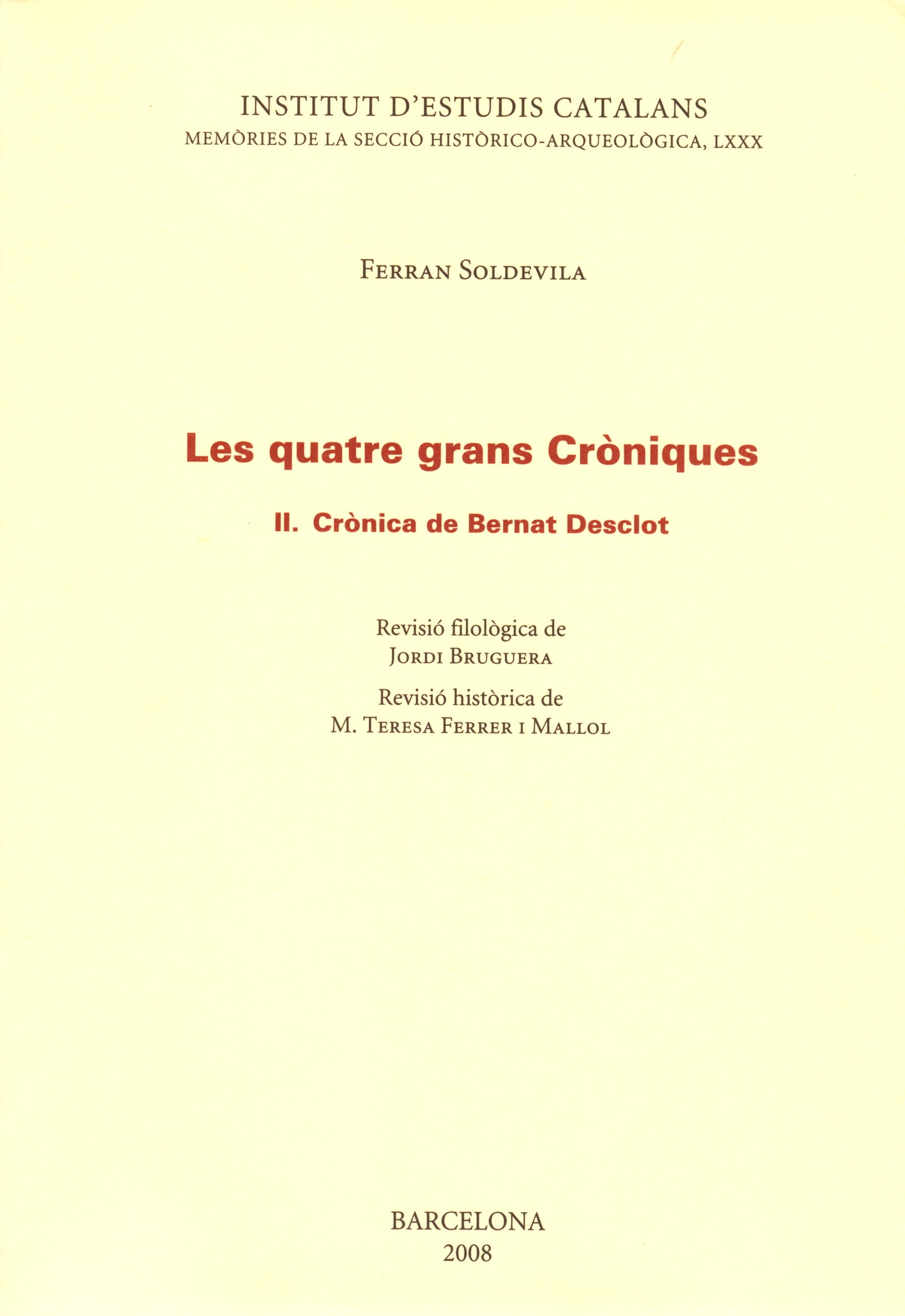 Crònica de Bernat Desclot