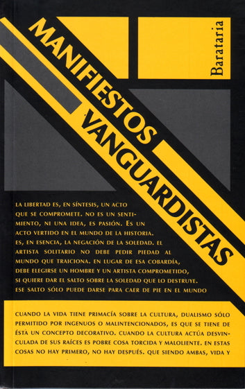 Manifiestos vanguardistas