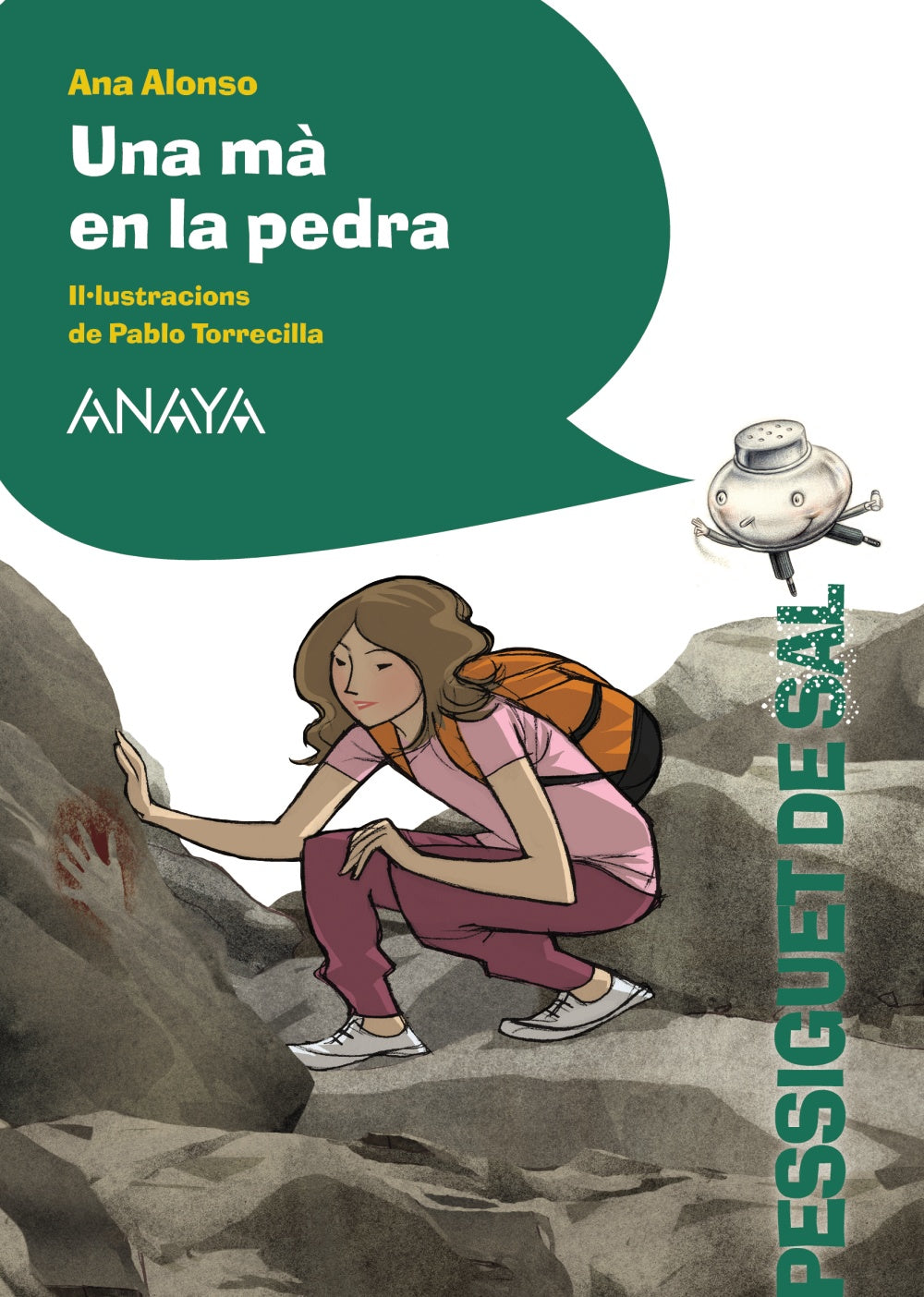 Una mà en la pedra
