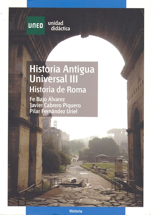 Historia antigua universal III. Historia de roma