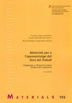 Materials per a l'aprenentatge del Dret del Treball