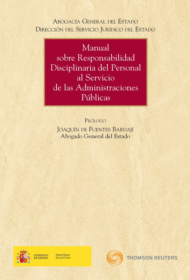 Manual sobre responsabilidad disciplinaria del personal al servicio de las Administraciones Públicas