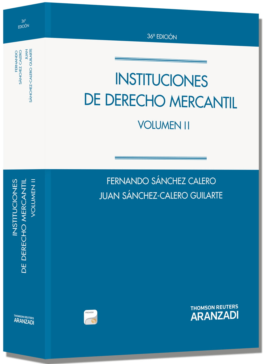 Instituciones de Derecho Mercantil. Volumen II (Papel + e-book)ç