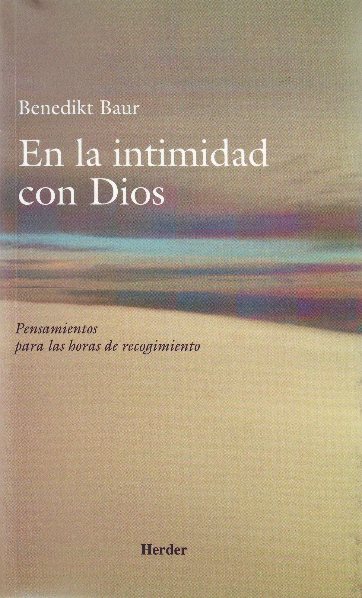 En la intimidad con Dios